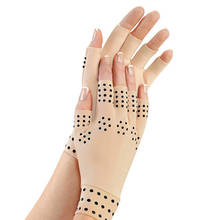 Luvas magnéticas para terapia de artrite, luva de alívio de pressão da artrite, cura das articulações, suporte para massagem de mão 2024 - compre barato