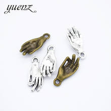 YuenZ-colgante de aleación de Metal para fabricación de joyas, joyería hecha a mano, 16X7mm, 30 unidades, I1109 2024 - compra barato