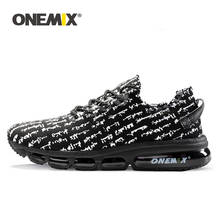 ONEMIX/Мужская обувь для бега; женские кроссовки; Легкая трикотажная сетчатая вамп; кроссовки; амортизирующая подушка для бега на открытом воздухе; прогулочная обувь 2024 - купить недорого