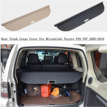 For Mitsubishi Pajero V93 V97 2005-2019 Rear Trunk Cargo Cover Partition Curtain Screen Shade Security Shield Accessories Black 2024 - buy cheap