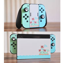 Pegatina protectora de piel de Animal Crossing para consola Nintendo Switch / LITE NS, controlador y soporte, película protectora de piel, NS 2024 - compra barato