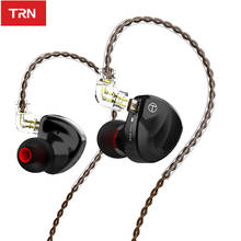 TRN BA8 8BA In Ear Earphone 16Balance Amarture Driver Unit HIFI DJ Monitor Earphone Earbud With Detachable Cable TRN VX BA15 V90 2024 - buy cheap