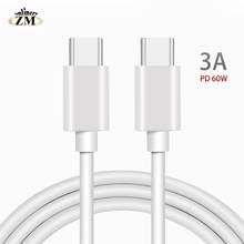 60W USB C to USB Type-C Cable for Huawei Mate 20 30 PD QC 4.0 Fast Charge Data Cable for Macbook OPPO XIAOMI USB C Cable 2024 - buy cheap