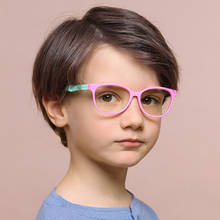 Blue Light Glasses Kids Soft Silicone Optic Glasses Frame Boys Girls Custom Prescription Myopic Hyperopic Eyeglasses 2024 - buy cheap