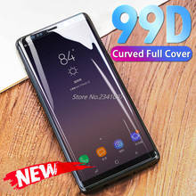 Curved Full Cover Tempered Glass for Samsung Galaxy S9 S8 Plus S7 S6 Edge Screen Protector Protective for Note 8 9 Glass Film 2024 - buy cheap