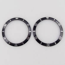 38mm*30.6mm Alloy Watch Bezel Insert Black Color Spare Parts Fit For 40mm SUB Style  Watch 2024 - buy cheap
