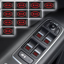 Эпоксидная 3D наклейка для автомобиля, 10 шт., флаги, эмблема, наклейка, украшение для KIA Cerato Sportage R K2 K3 K5 RIO 3 4 Sorento, автомобильные аксессуары 2024 - купить недорого