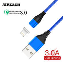 AIREACH USB Cable For iPhone Xs Max Xr X 8 7 6 6s 5 5s iPad Fast Charging Charger Mobile Phone Cable For iPhone Wire Cord 1M 2M 2024 - buy cheap