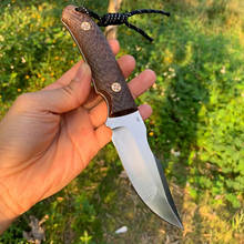 GT0155 нож с фиксированным лезвием высокого качества D2 спасательный нож дикие тактические ножи для охоты кемпинга выживания на природе EDC инструменты 2024 - купить недорого