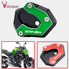 Motorcycle Side Stand Accessories For Kawasaki ER6N ER6F ER 6F/6N Kickstand Sidestand Support Extension Enlarger Pad Side Stand 2024 - buy cheap