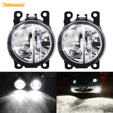 LED Fog Light Assembly For Lincoln Scion Mazda Dacia Duster Solenza Logan Sandero Car Front Bumper Fog Lamp DRL 12V 2024 - buy cheap