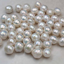 Wholesale 11-12mm Big Size Real Natural Freshwater Loose Pearls Baroque Shape No Hole, 10pcs/lot 2024 - buy cheap