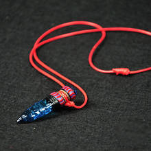 Anime Cosplay Princess Mononoke Hime Amulet Blue Wolf Fangs Necklace Pendant Cosplay Props Top Quality Halloween 2024 - buy cheap
