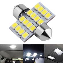 16SMD LED DC 12V Car Auto White Reading Interior Dome Light Festoon Bulbs Lamp 2024 - buy cheap