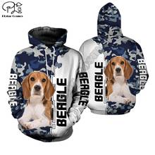 Beagle-Sudadera de manga larga con cremallera para hombre y mujer, jersey de chándal de edición limitada 3d, con cremallera, G1 2024 - compra barato