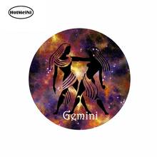 HotMeiNi 13cm x 13cm for Gemini Zodiac Sign Car Stickers Vinyl Sunscreen RV VAN JDM Car Accessories Graphics Anime Sign 2024 - buy cheap