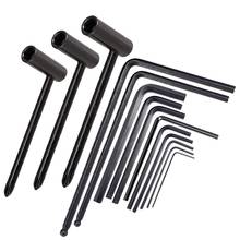 14Pcs Guitar Wrench Set, 4mm & 5mm Ball End Truss Rod Wrench Tool, Fit Most Guitar Neck Bridge Nut Locking Adjustment 2024 - buy cheap