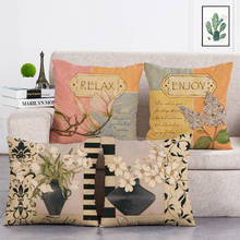 Flower Pattern Relax Enjoy Cushion Decorative Living Room Kids Cushion Cover Pillow Cover Sofa New Variety T61 2024 - buy cheap