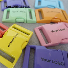 Retailing engraved metal buckles quick side release 25mm 7colours,we provide laser engraving service customize LOGO 2024 - buy cheap