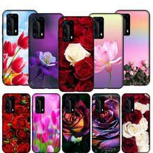 Funda de arte Floral T70 para Huawei P9, P10, P20, P30, P40, Y6, Y7, Y9 Lite Pro, Max, Prime Mini 2019 2024 - compra barato