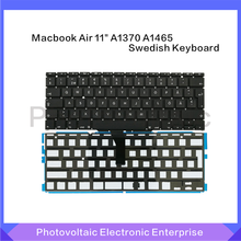 Новая шведская клавиатура + Подсветка для Macbook Air 11 "A1465 A1370 2011-2015 лет 2024 - купить недорого