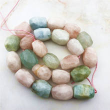 Fashion Natural Irregular Shape Morganite Stone Top Quality Faceted Genuine Pink Green Quartz Nugget Beads Gem For Jewelry Makin 2024 - buy cheap