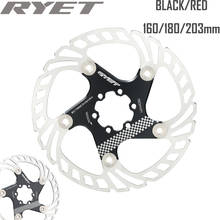 RYET Bicycle Brake 160mm/180mm/203mm Disc Brake MTB DH Disc Rotors Hydreaulic Brake Pad Float Brake pad Bicycle Parts 6-BOLTS 2024 - buy cheap