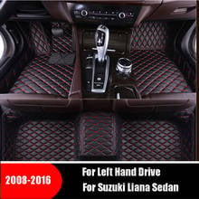 Custom Carpets For Suzuki Liana Sedan 2016 2015 2014 2013 2012 2011 2010 2009 2008 Leather Car Floor Mats Car Styling Foot Pads 2024 - buy cheap