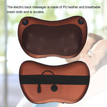 8 Heads Massage Pillow Relax Vibrator Electric Shoulder Back Heating Kneading Infrared therapy shiatsu Neck Massager 2024 - buy cheap