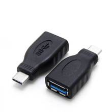 2 шт./партия, OTG-адаптер USB Type-C (папа)-USB 3,0 типа A (мама) 2024 - купить недорого
