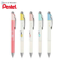 3 pces pentel bln75 de secagem rápida limitado tipo listra prensa gel caneta estudante exame preto cor caneta 0.5mm 2024 - compre barato