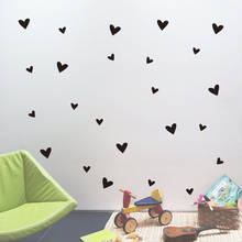 Bebê berçário coração adesivo de parede para sala de crianças removível crianças adesivo de parede decoração do quarto decoração da sua casa decalque da parede arte adesivos 2024 - compre barato
