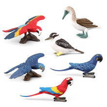 Home Decoration Accessories Simulation Forest Toucan Cockatoo Figures Animal Model Bird Parrot Figurine 2024 - buy cheap