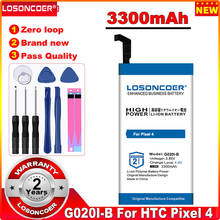 Losoncoer 0 ciclo 3300 mah G020I-B bateria para htc pixel4 pixel 4 bateria de alta capacidade 2024 - compre barato
