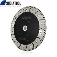 SHDIATOOL Dia 7"/180mm 5/8-11 Thread Diamond Cutting Grindng Disc Dual Saw Blade For Cut Grind Sharpen Granite Marble Concrete 2024 - buy cheap