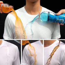 Camiseta masculina, criativa, à prova de água, hidrofóbica, seca rápido, camiseta, manga curta 2024 - compre barato