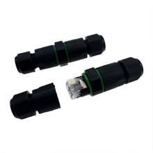 2pin IP68 Waterproof Cable Connector Socket Electrical Wire Plug Adapter Outdoor 2024 - buy cheap