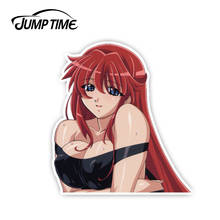 Jump Time 13cm x 10.1cm Vandread Anime Sexy Girl Dita Liebely Car Stickers and Decals Vinyl Waterproof Decorative Waifu Sticker 2024 - buy cheap