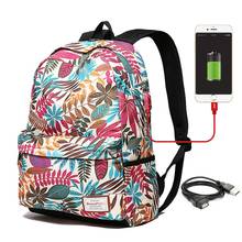 Mochila impermeável de laptop, feminina, com carregador usb, para laptop 13.3 14 15 13, 3 15.4 polegadas, para viagem, masculina 2024 - compre barato