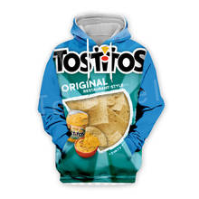 Tessffel Potato chips Snacks bag Funny Sweatshirt Pullover Food Long Sleeve Tracksuit 3DPrint Casual Men's Hoodies Men/Women D20 2024 - buy cheap