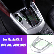For Mazda CX-3 CX3 2017 2018 2019 Chrome accessories Car Gear Shift Panel Frame Trim Cover Interior Decoration Car styling 2024 - buy cheap