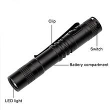 Newest Lanterna Led Flashlight AAA battery Tactical Lantern Torch XPE-R3 Pen light for Outdoor Travel Riding Cycling Penlight 2024 - buy cheap