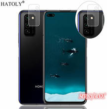 2 piezas de vidrio en Honor V30 lente de la Cámara Protector de pantalla para Huawei Honor V30 cámara de vidrio Protector HD película trasera para Honor View 30 2024 - compra barato