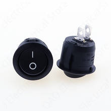 10Pcs 16mm Diameter Small Round Rocker Switches Black Mini Round Black White Red 2 Pin ON-OFF Rocker Switch 2024 - buy cheap