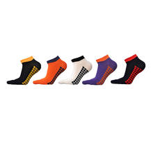Men's cotton toe socks 5 pairs/lot fashion breathable 5 colors five finger sock casual lattice bottom ankle socks 2024 - buy cheap