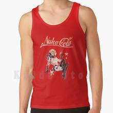 Nuka-Cola Pin-Up tank tops vest sleeveless Video Games Gamer Nuka Cola Nerd Geek Gaming Rpg 76 Pc Xbox 2024 - buy cheap