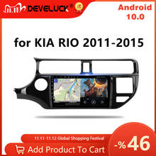 9 ''Android 9,0 2Din автомобильное радио для KIA RIO 2011- 2015 Мультимедиа Видео навигация GPS плеер 4G + Wifi DSP Funtion сплит-экран 2024 - купить недорого