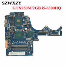 Placa base para portátil HP 15-ax 15-BC, 856674-601, 856674, DAG35AMB8E0, con CPU de i5-6300HQ, GTX950M, 2GB, GPU 2024 - compra barato