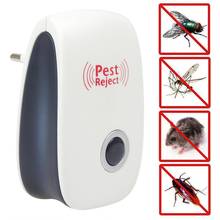Ultrasonic Pest Reject Repeller Pest Control Electronic Anti Rodent Insect Repellent Mole Mouse Cockroach Mice Mosquito Killer 2024 - compre barato