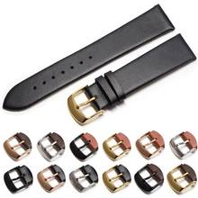 Cowhide watch band genuine leather 18mm 20mm 22mm  thin smooth watch strap belt Suitable for DW watches galaxy watch gear s3 2024 - buy cheap